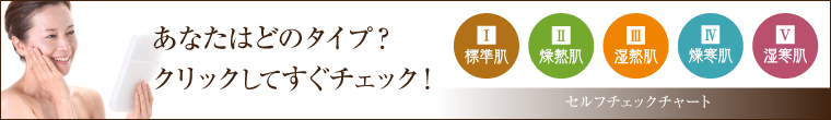 あなたはどのタイプ？クリックしてすぐチェック！セルフチェックチャート