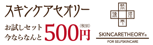 スキンケアセオリー今ならなんと500円